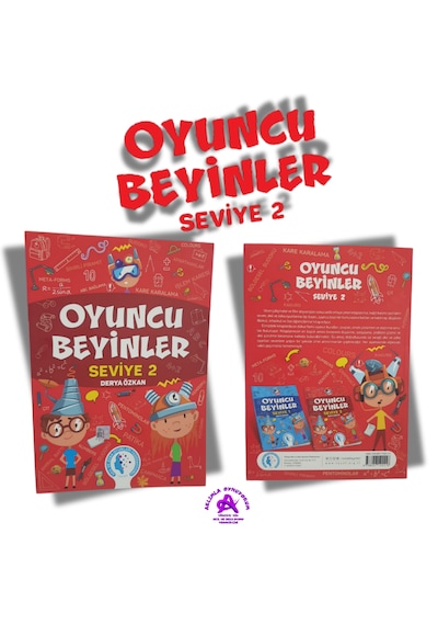 Tazof Oyuncu Beyinler Seviye 1-2-3-4 4 Kitap Bir Arada