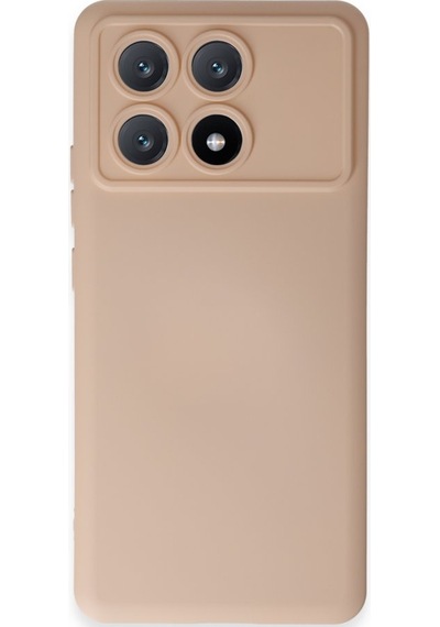 Poco X6 Pro İçi Kadife Kaplı Esnek Silikon Kapak Ryc/ Nano Lansman Pudra