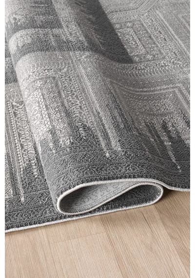 Seyran Halı Gusto 907 Antrasit Mikro Polyester Makine Halısı