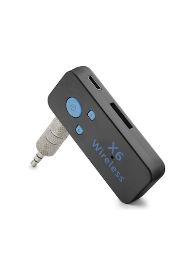 Aux Bluetooth Ses Alıcı Adaptör Handsfree - Siyah Hd9004