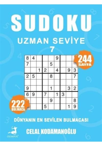 Sudoku Uzman Seviye 7 - Celal Kodamanoğlu - Olimpos Yayınları