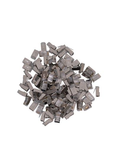 Metal Rj45 Cat5 Jack Konnektör Uç Lan Ethernet 100lu Paket