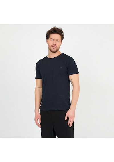Slazenger SANDER KTN 3 lü Set Erkek  Beyaz - Lacivert - Haki Tişört
