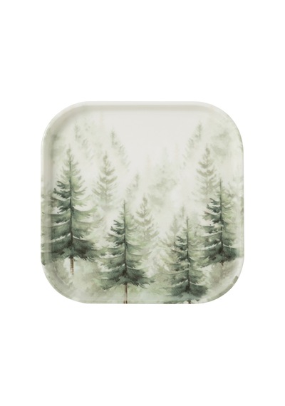 Mudo Home Pıne Kare Tabak 17cm Diğer