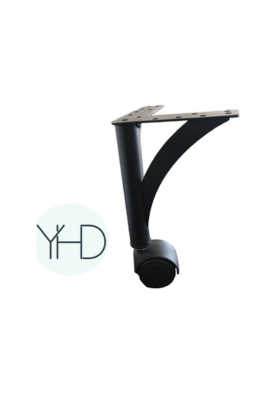 Yaren Home Dizayn Metal Sehpa, Dolap, Berjer, Tv Ünitesi Ayağı 22 4 Lü Paket Siyah