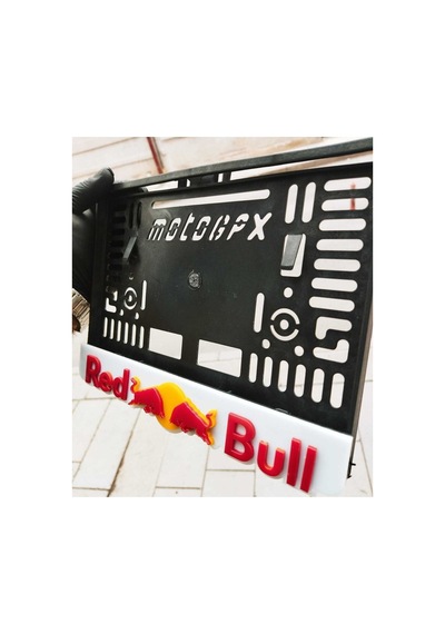 Motor Uyumlu Plakalık Red Bull Takmatik Pleksi 3d Kabartma Lazer Kesim - 656751648