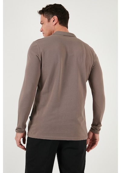 Buratti Pamuklu Slim Fit Yarım Fermuarlı Polo Yaka Erkek Sweat 5903010 Toprak Buratti Pamuklu Slim Fit Yarım Fermuarlı Polo Yaka Erkek Sweat 5903010 Toprak