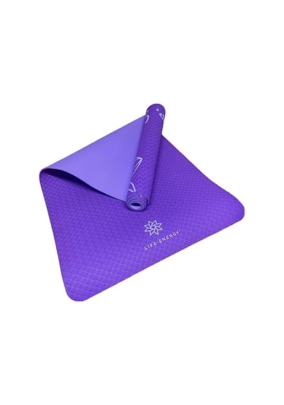 Tpe Mat Mor Tpe Profesyonel Yoga Minderi Mor 173 61 4 Mm Vücut Geliştirme Ev Sporu Egzersiz Matı