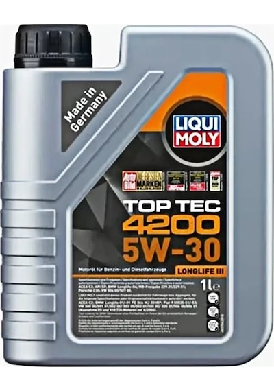 Liqui Moly 5W-30 Tam Sentetik Top Tec 4200 Motor Yağı 1 L