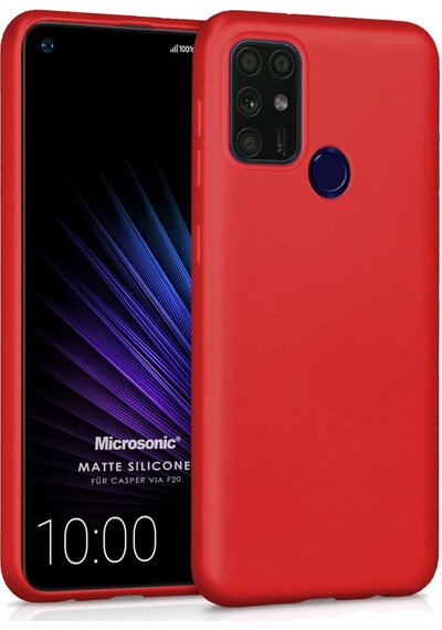 Microsonic Matte Silicone Casper Via F20 Kılıf