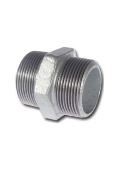 Galvaniz Nipel 1/2 Gri