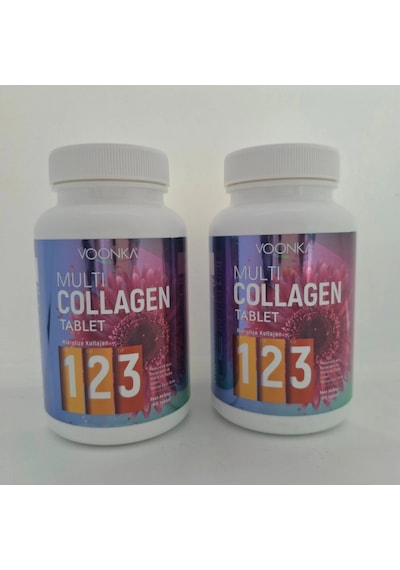 Voonka Collagen Multi 90 Tablet Muhteşem 2'li Kolajen Paketi 180 Tablet - Kofre