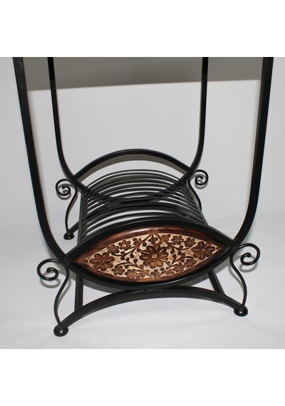 Ahşap Komodin Etajer Plak Standlı 40x40x69 Cm. Kna580 Eskitme Siyah Ahşap Komodin Etajer Plak Standlı 40x40x69 Cm. Kna580 Eskitme Siyah