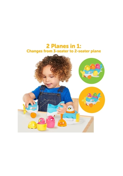 Tomy 2Si1 Arada Uçak Ve Saklambaçlı Yumurtalar / Load & Go Plane