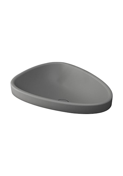 Bocchi Etna Tezgah Üstü Lavabo 58 CM Mat Gri 1112-006-0125