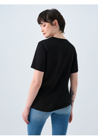 LOFT Regular Fit Kadın Tshirt K.kol Lf2039133 Q1.v1 Siyah