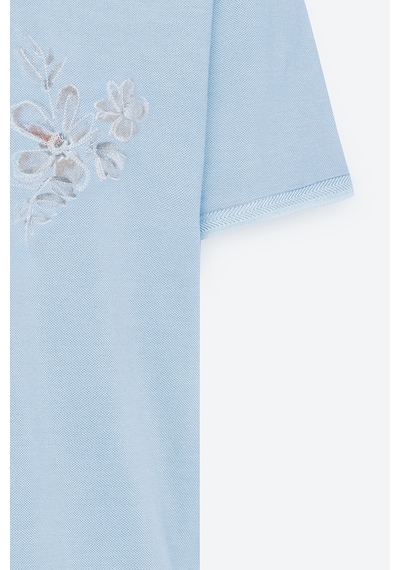 AC&Co / Altınyıldız Classics Erkek A.ındıgo Slim Fit Dar Kesim %100 Pamuk Baskılı Polo Yaka Tişört A.ındıgo AC&Co / Altınyıldız Classics Erkek A.ındıgo Slim Fit Dar Kesim %100 Pamuk Baskılı Polo Yaka Tişört A.ındıgo