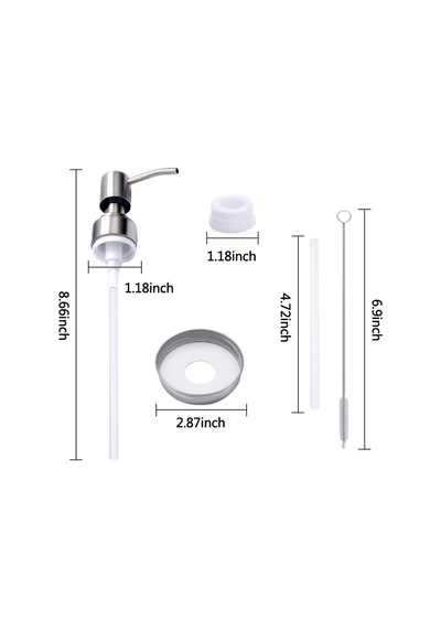 Ahşap Etiketli Şık Pas Yalıtımlı Pompa Şişesi Dispenser - 304 Paslanmaz Çelik Banyo Veya Mutfak Jel/sıvı Kap Çok Renkli