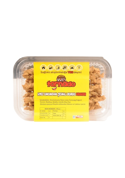 Sisiyes Tornado Siyez Unlu Burgu Kraker 170 G