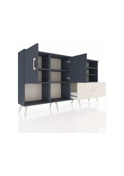 Arges Konsol 7 Raflı Tek Çekmeceli 2 Kapaklı 176x30x99 Antrasit-antrasit/aytaşı Antrasıt/aytası - Antrasıt Arges Konsol 7 Raflı Tek Çekmeceli 2 Kapaklı 176x30x99 Antrasit-antrasit/aytaşı Antrasıt/aytası - Antrasıt