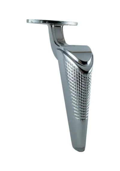 Lara Metal Ayak 20cm Krom Koltuk Dolap Komidin Şifonyer Modern Tv Ünite Modern Mobilya Puf Gümüş