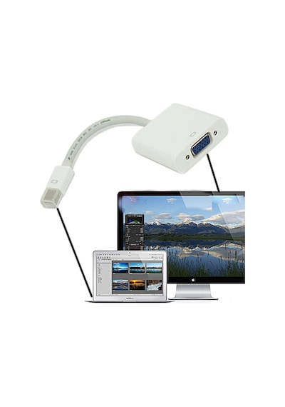 Mini Displayport To Vga Kablosu 4689A Apple Uyumlu MacBook Pro Air Monitör Ma