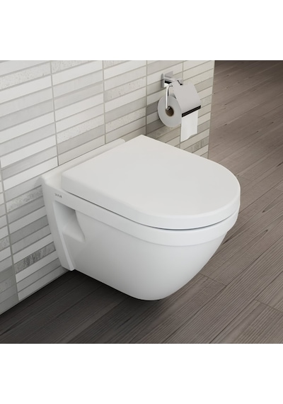 Vitra S50 Kanalsız Beyaz Asma Klozet 7740t003-0850, Vitra Yavaş Kapak 121-003-909