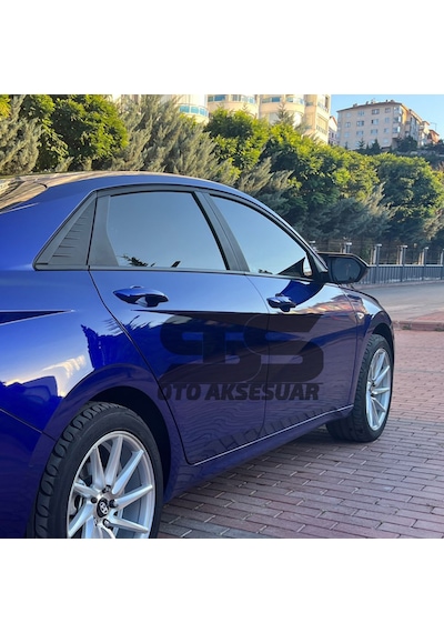 Elantra Sinyalli Batman Yarasa Ayna Kapağı Piano Black / 2021 Sonrası