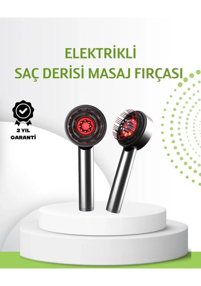 Şarjlı Saç Derisi Masaj Cihazı Kırmızı Işık Ve 3d Tarak Dişli Standart