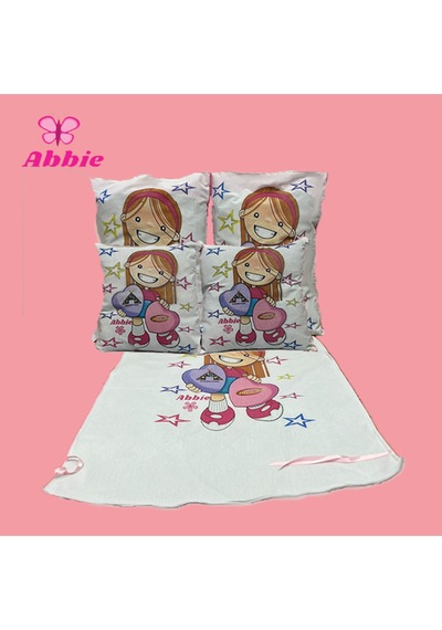 Abbie Pembe Oyun Çadırı Alt Minder Ve Yastık Kılıfı Takımı, Konforlu Ve Şık Seçenek. Pembe