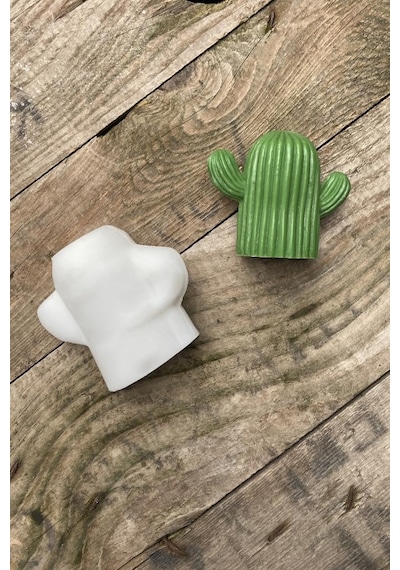 Rufus Concept Saguaro Kaktüs Mum Kalıbı Silikon Çok Renkli