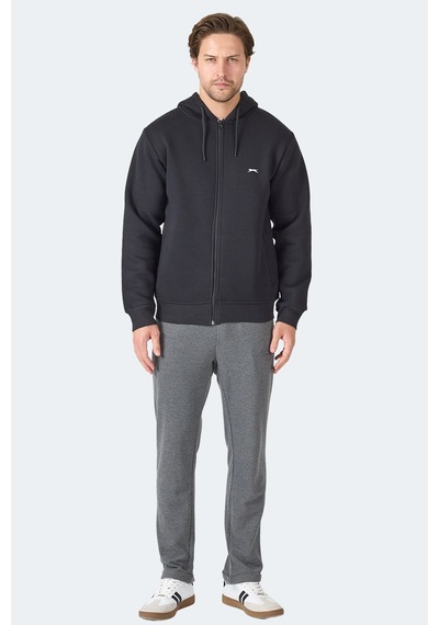 Slazenger Majestıc I Erkek Siyah Sweatshirt Siyah