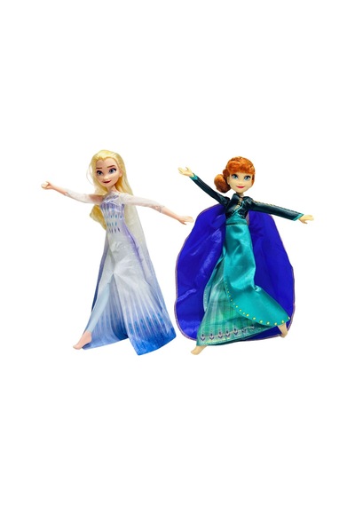 Karlar Ülkesi Prensesleri Elsa Ve Anna Bebek 2li Müzikli