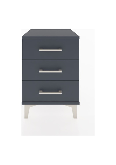 Hyperion Komodin 3 Çekmeceli 44x44x64 Antrasit-antrasit Antrasit