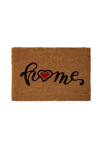 Mudo Home Red Heart Kapı Paspas 40x60 Çok Renkli