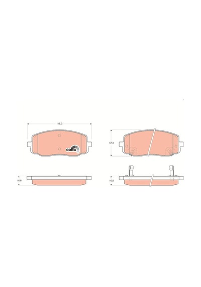 Hyundai İ10 Kia Picanto Ön Fren Balatası 2005-2013