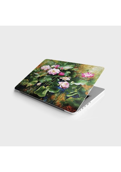 Laptop Sticker Notebook Pc Kaplama Etiketi Bataklık Güller