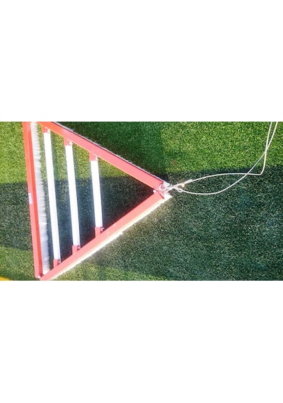 Diomond Halı Kumlama Granül Fırçası 150 CM Üçgen Çok Renkli