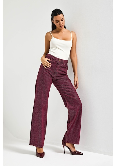 Itsbasic Kadın Bordo Renk T3-20w5-98 Straight Fit Yüksek Bel Ön Ve Arka Parlak Taşlı Özel Tasarım Denim Jean Itsbasic Kadın Bordo Renk T3-20w5-98 Straight Fit Yüksek Bel Ön Ve Arka Parlak Taşlı Özel Tasarım Denim Jean