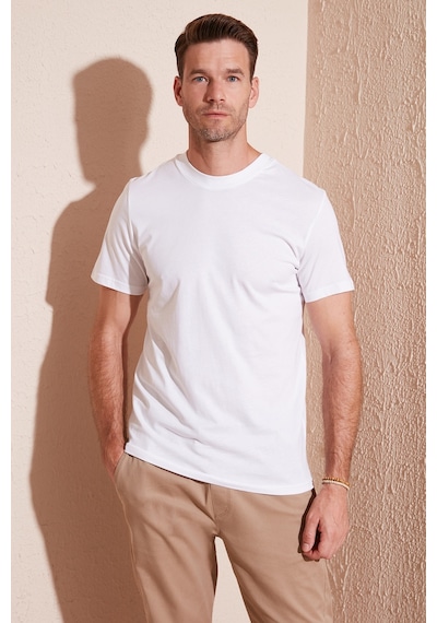 Buratti Erkek T Shirt 59020201 Beyaz