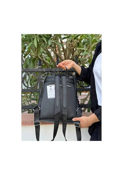 Just Polo Kadın Okul Sırt Çantası 440113mh Düz Siyah