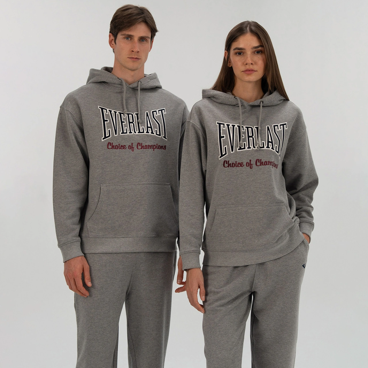 Everlast Heritage Champions Erkek Gri Hoodie Tm0100 Gri