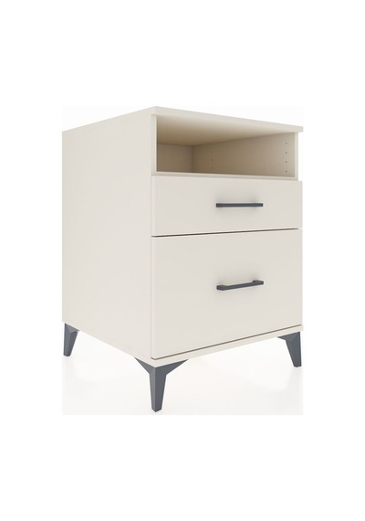 Kronos Komodin Tek Raflı 2 Çekmeceli 60x59x80 Aytaşı-aytaşı Aytaşı