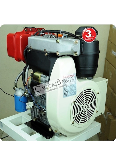 Goldmoto Gm292F-G1 Dizel Motor 22.4 Hp Marşlı Konik Uzun Krank