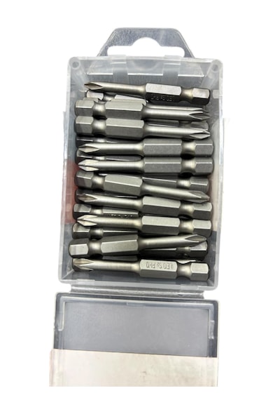 Leo Ph0 50mm ¼ S2 Kalite Mıknatıslı Bits Yıldız Uç 30 Adet