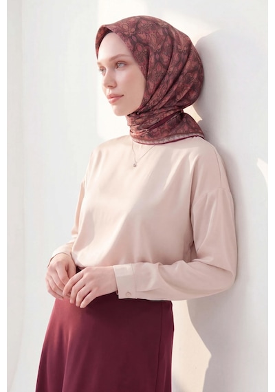 Silk Home Soft Eşarp Rûmi Siyah 90x90 Çok Renkli