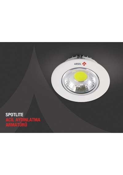 Spotlite Sp-301M-5 Acil Aydınlatma Armatürü Sürekli Ve Kesintide Diğer