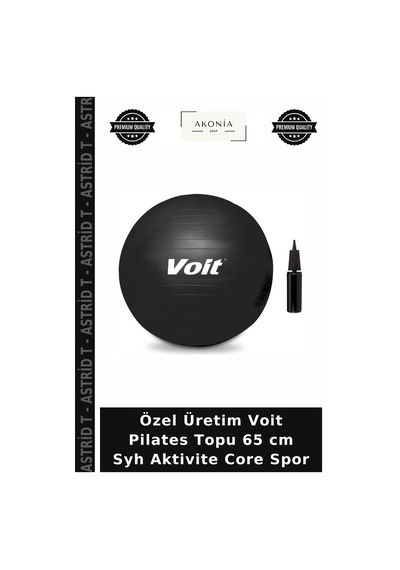 Özel Üretim Voit Pilates Topu 65 Cm Syh Aktivite Core Spor