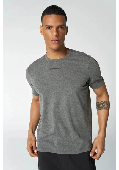 Hummel Mese 912030-2833 Gri Erkek T-shirt Gri