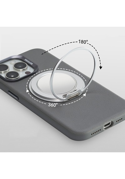 Raptic Mirror Serisi Magnetik Özellikli Aynalı 360 Derece Dönebilen Parmak Ring Stand Gümüş